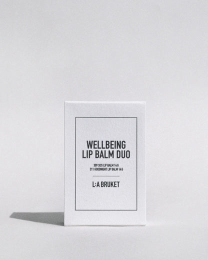 LA BRUKET - Wellbeing LIP BALM DUO 309 SOS + 311 Goodnight 2x14g - WERTE FREUNDE