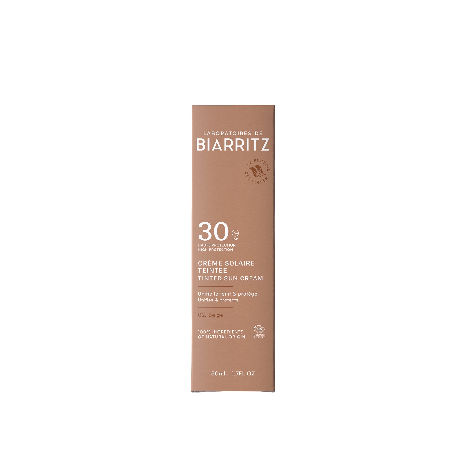 Laboratoires de Biarritz - Getönte Sonnencreme 02 beige LSF 30 50ml - WERTE FREUNDE
