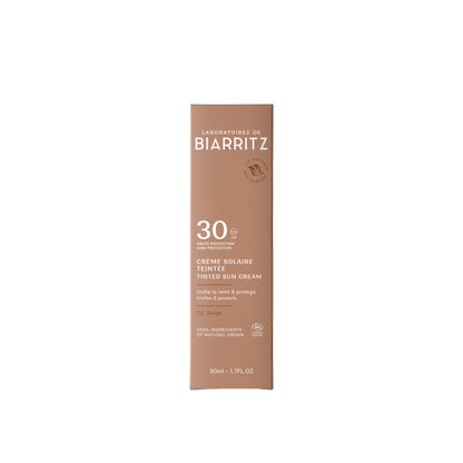 Laboratoires de Biarritz - Getönte Sonnencreme 02 beige LSF 30 50ml - WERTE FREUNDE
