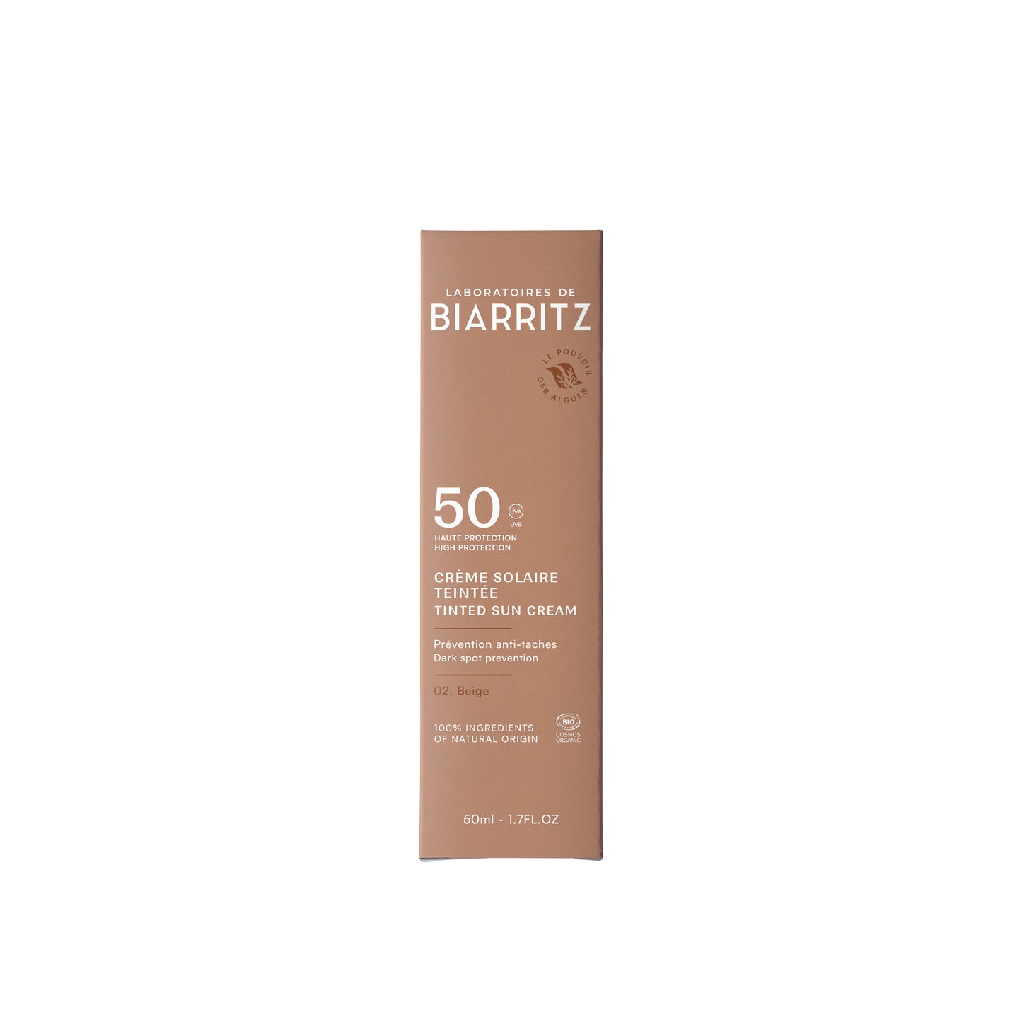 Laboratoires de Biarritz - Sonnencreme 02 beige LSF 50 50ml - WERTE FREUNDE