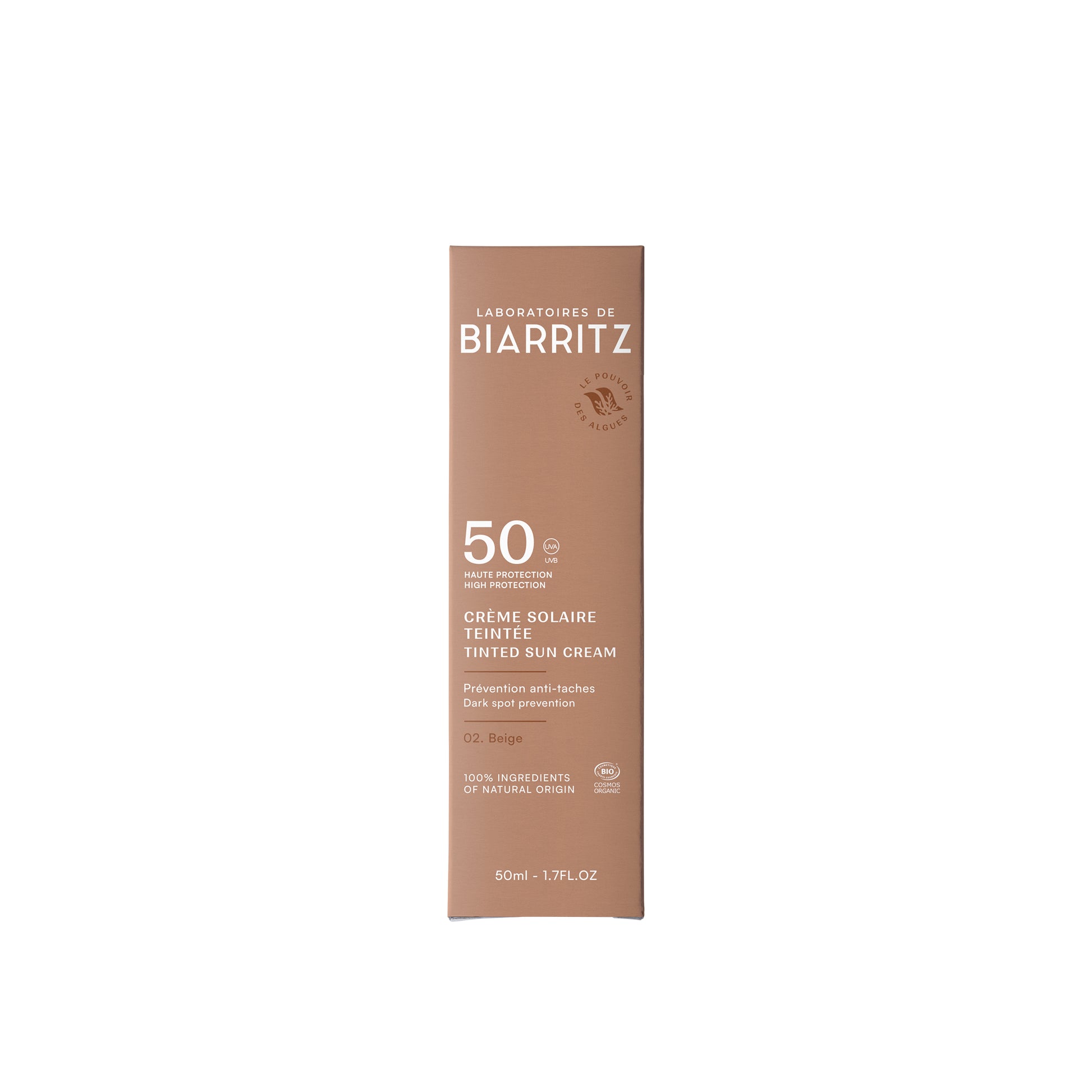 Laboratoires de Biarritz - Sonnencreme 02 beige LSF 50 50ml - WERTE FREUNDE