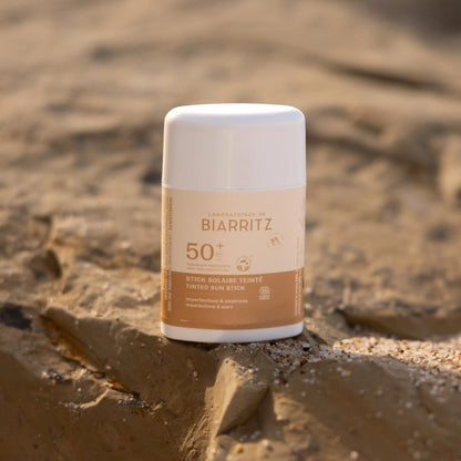 Laboratoires de Biarritz - Sunscreen Stick getönt LSF50+ 12g - WERTE FREUNDE