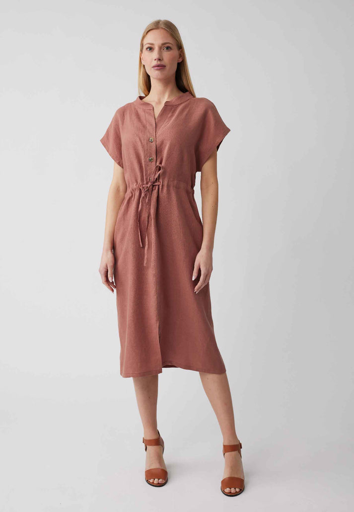 LANA - FILIPA Kleid copper brown - WERTE FREUNDE