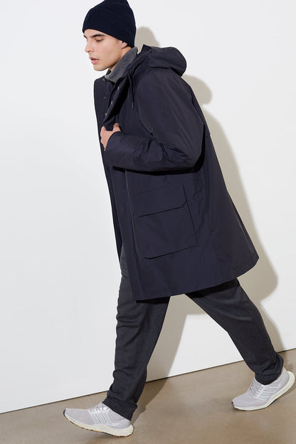 LangerChen - Parka Feltham navy - WERTE FREUNDE