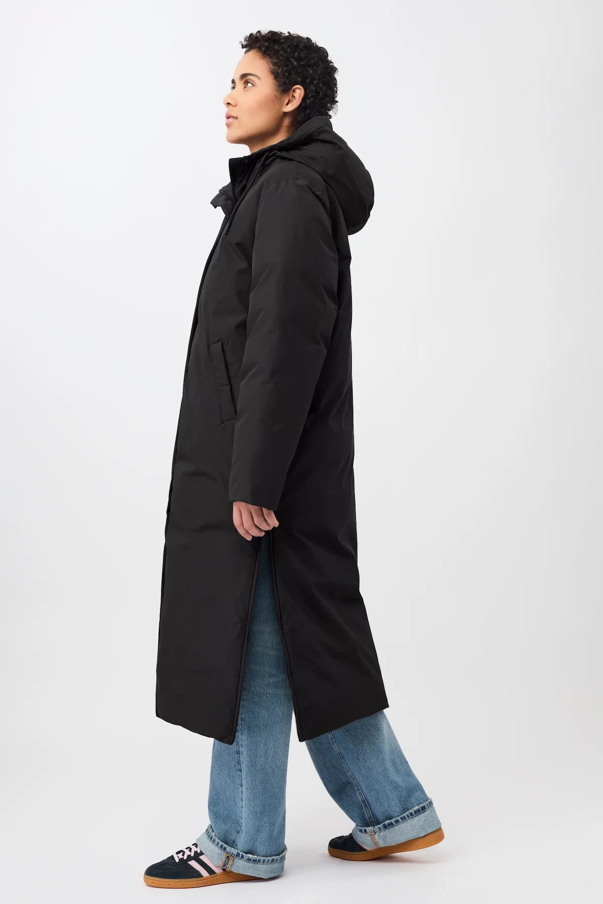LangerChen - Coat Croydon black - WERTE FREUNDE