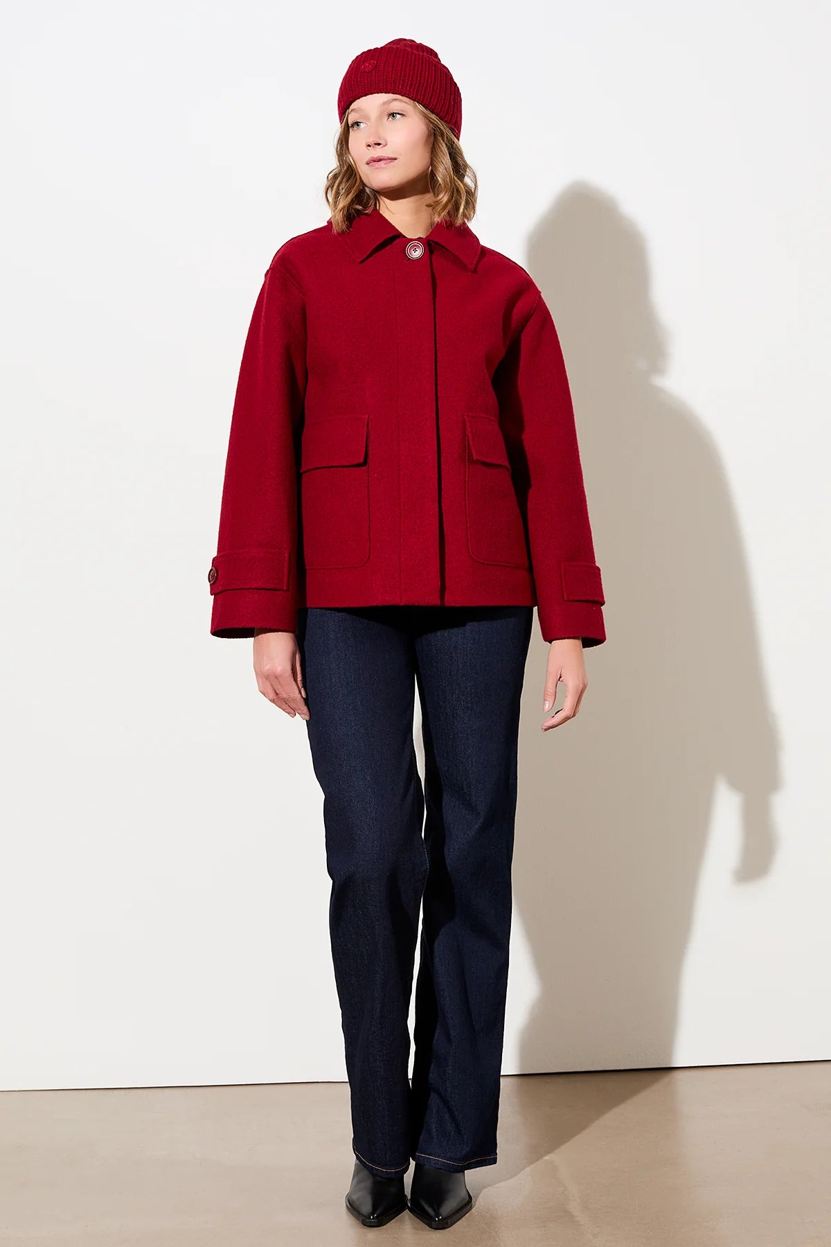 LangerChen - Jacket Merritt dark poppy - WERTE FREUNDE