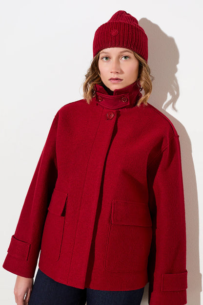 LangerChen - Jacket Merritt dark poppy - WERTE FREUNDE