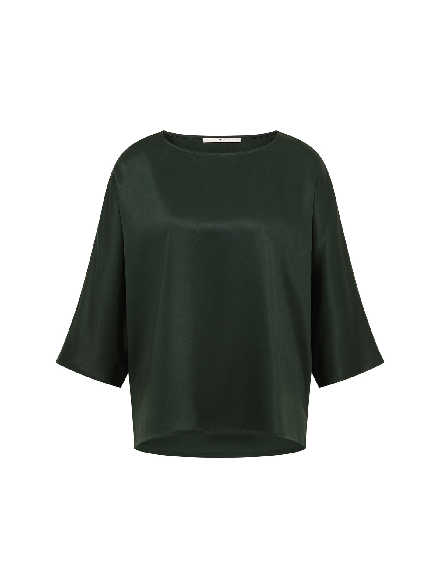 LANIUS - 3/4 Arm Bluse aus TENCEL™ forest - WERTE FREUNDE