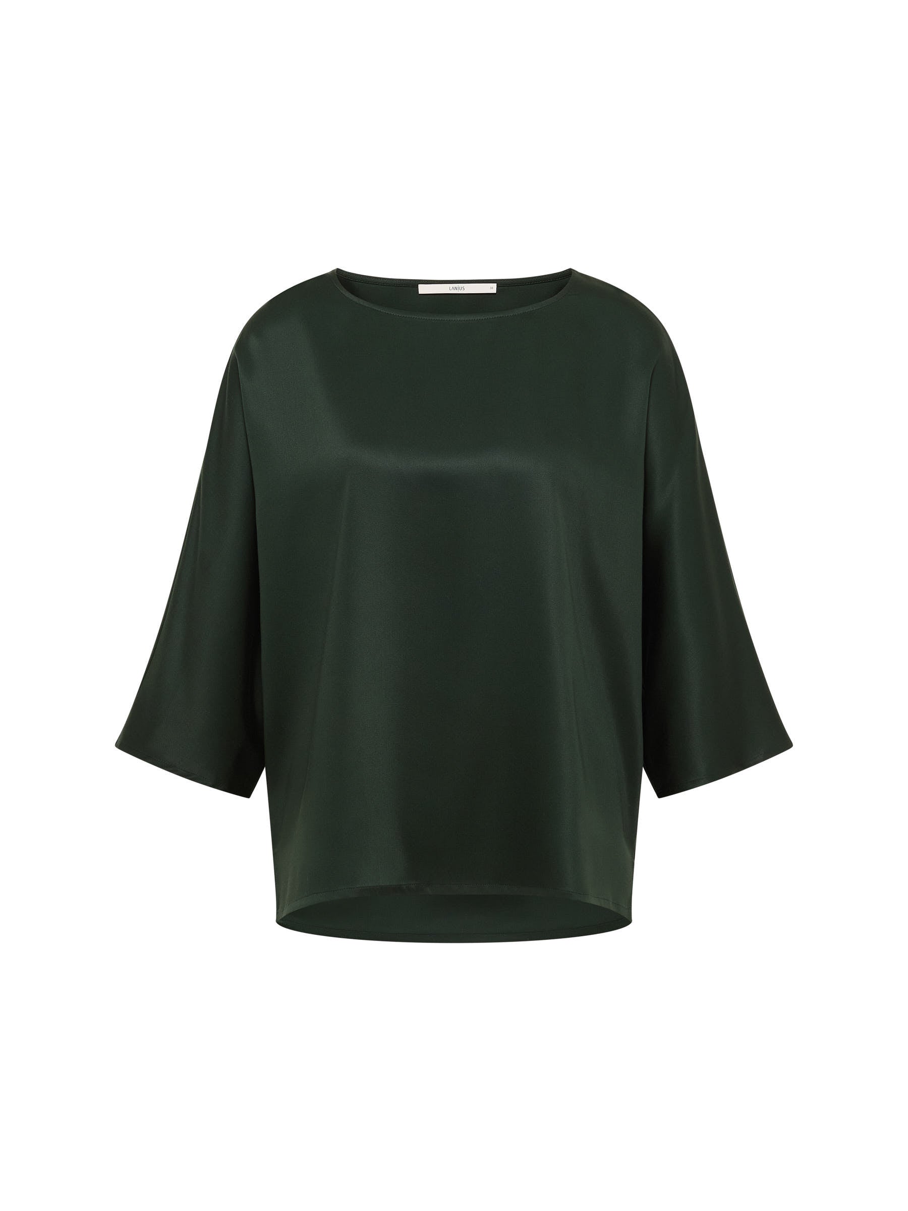 LANIUS - 3/4 Arm Bluse aus TENCEL™ forest - WERTE FREUNDE