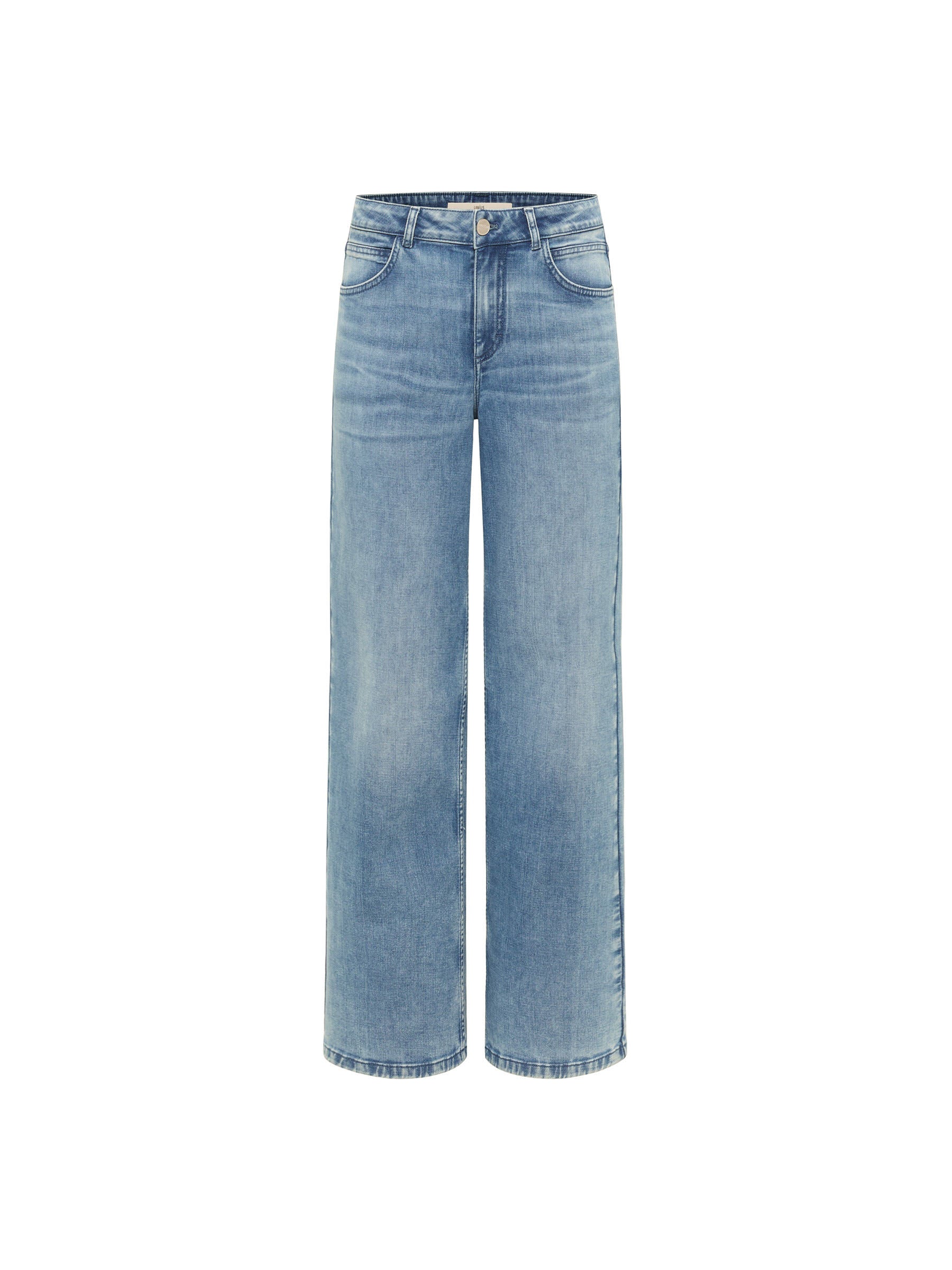 LANIUS - Marlenejeans light blue denim - WERTE FREUNDE