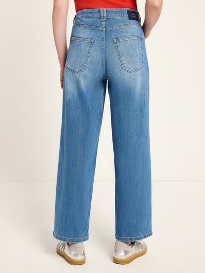 LANIUS - Relaxed Jeans mid blue denim - WERTE FREUNDE