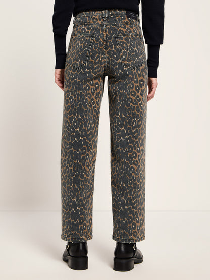 LANIUS - Relaxed Jeans Print Leo print leo - WERTE FREUNDE
