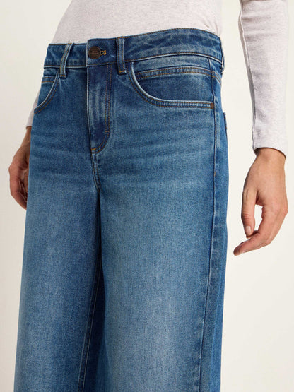 LANIUS - Marlenejeans OCS mid blue denim - WERTE FREUNDE