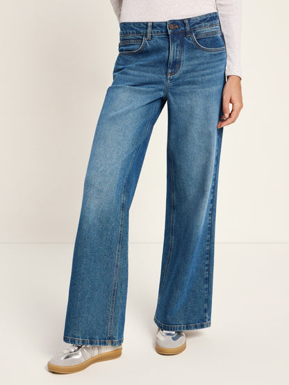 LANIUS - Marlenejeans OCS mid blue denim - WERTE FREUNDE