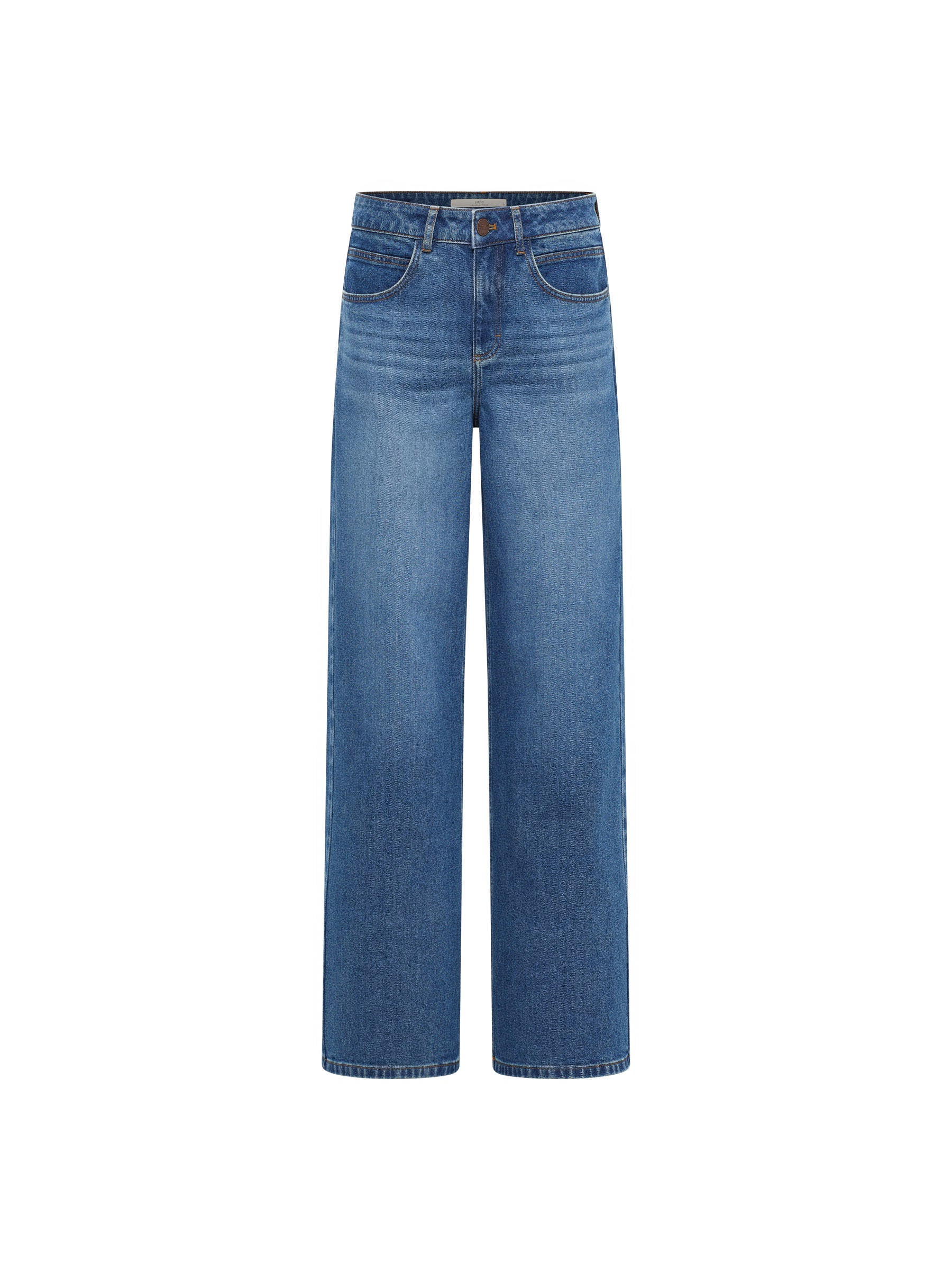 LANIUS - Marlenejeans OCS mid blue denim - WERTE FREUNDE