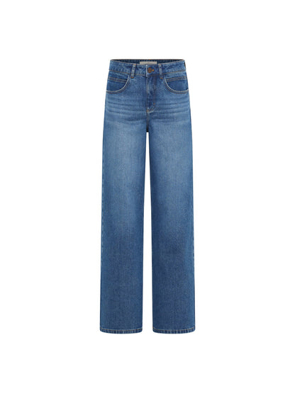 LANIUS - Marlenejeans OCS mid blue denim - WERTE FREUNDE