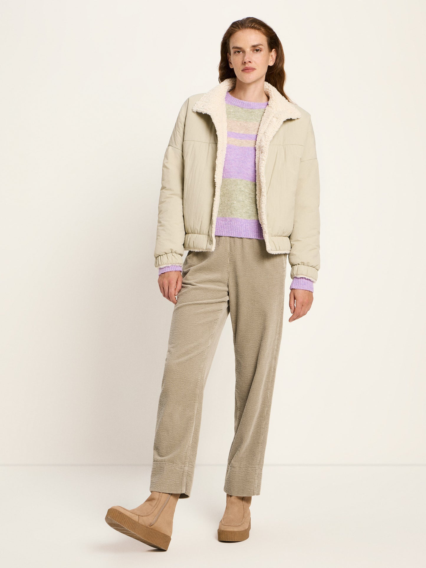 LANIUS - Wende Jacke GRS stone - WERTE FREUNDE