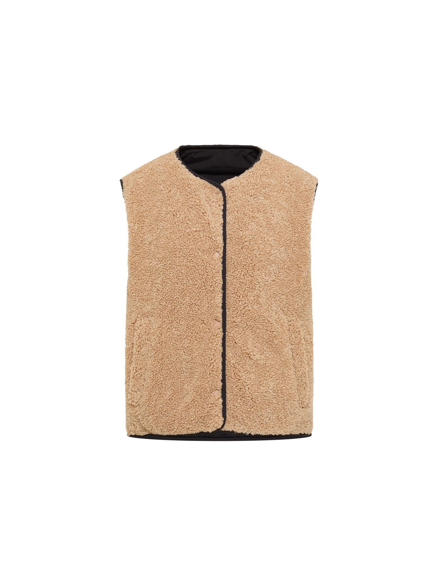 LANIUS - Wende Weste GRS black - WERTE FREUNDE