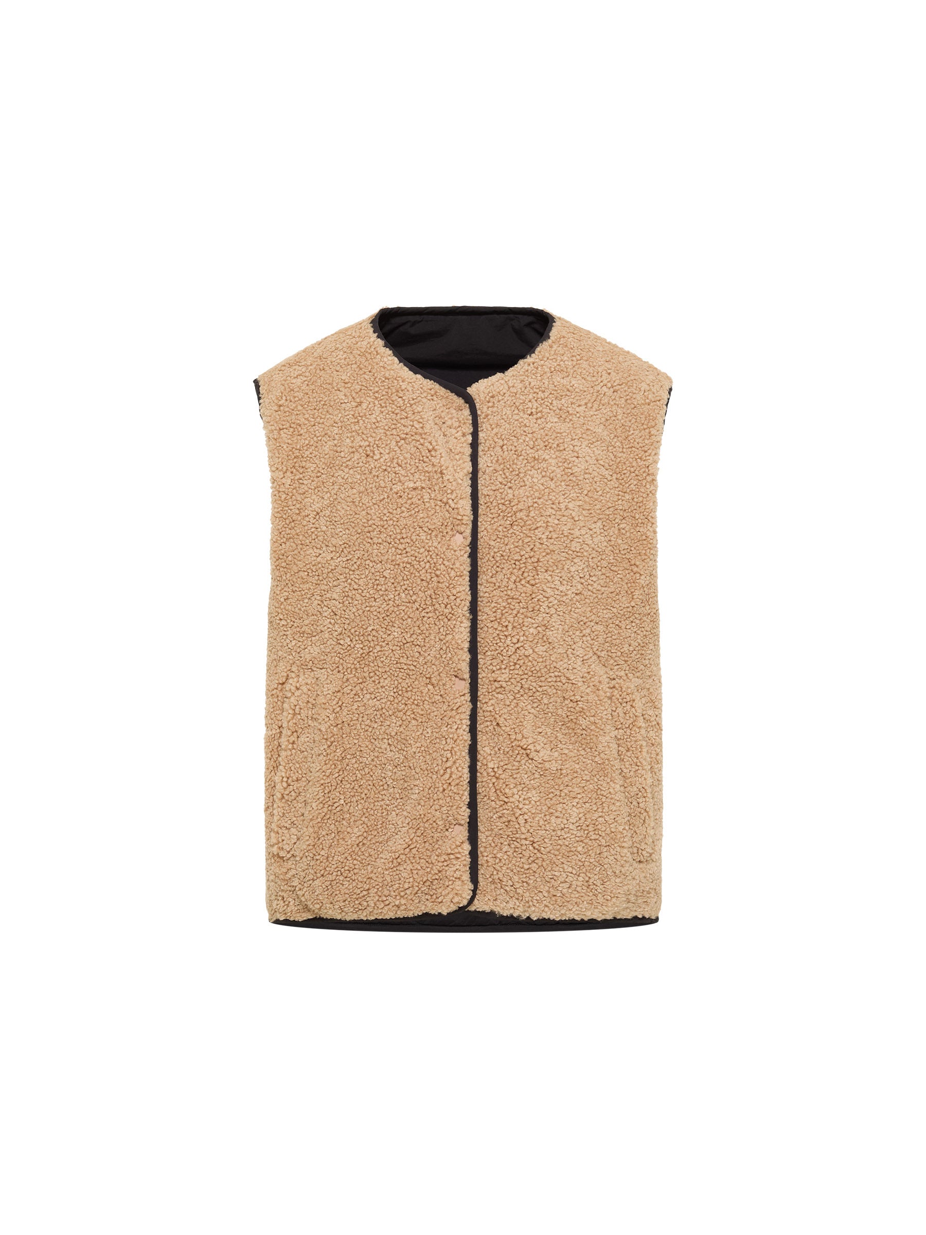 LANIUS - Wende Weste GRS black - WERTE FREUNDE