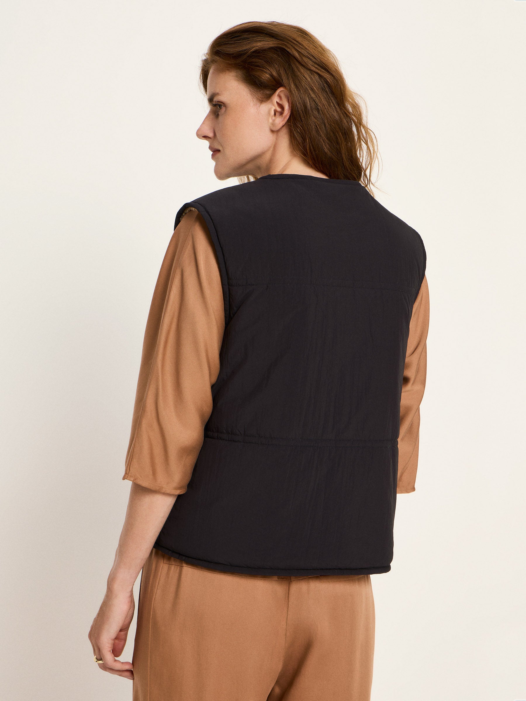 LANIUS - Wende Weste GRS black - WERTE FREUNDE