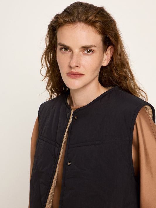 LANIUS - Wende Weste GRS black - WERTE FREUNDE