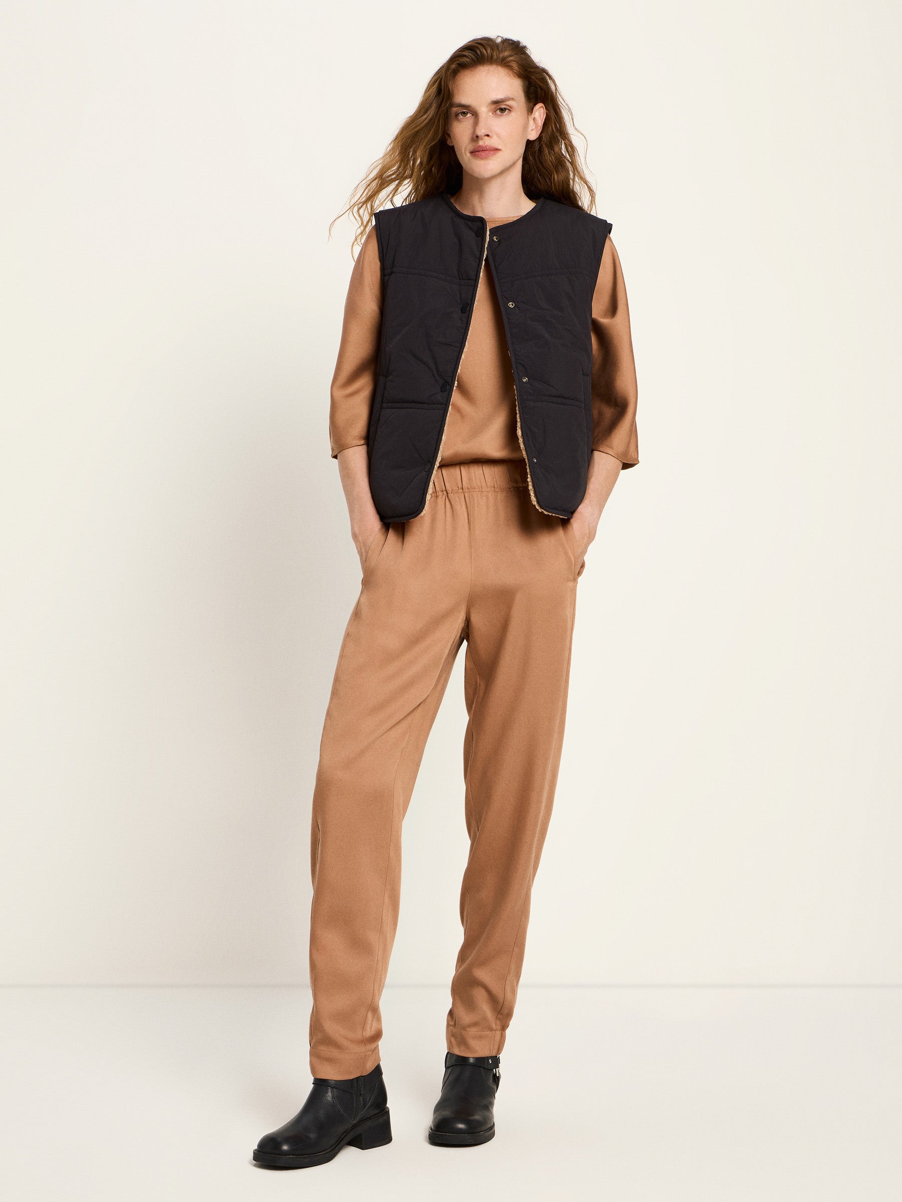 LANIUS - Wende Weste GRS black - WERTE FREUNDE