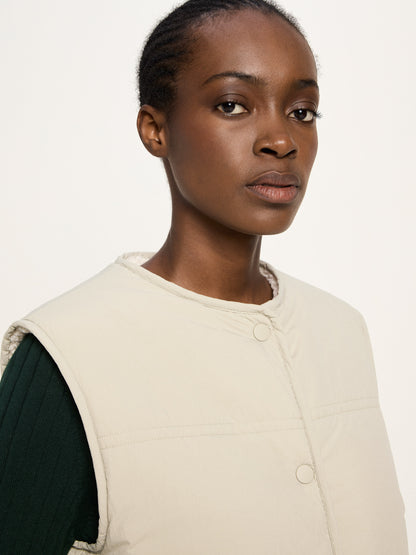 LANIUS - Wende Weste GRS stone - WERTE FREUNDE