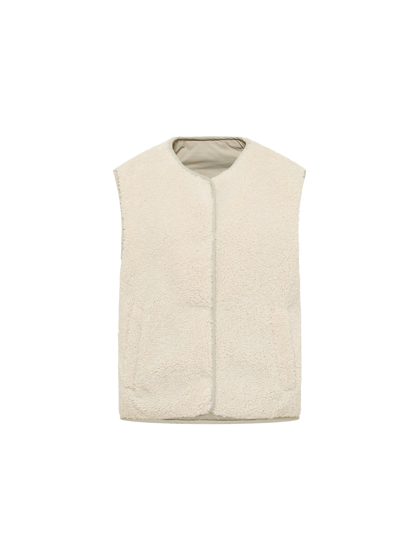 LANIUS - Wende Weste GRS stone - WERTE FREUNDE