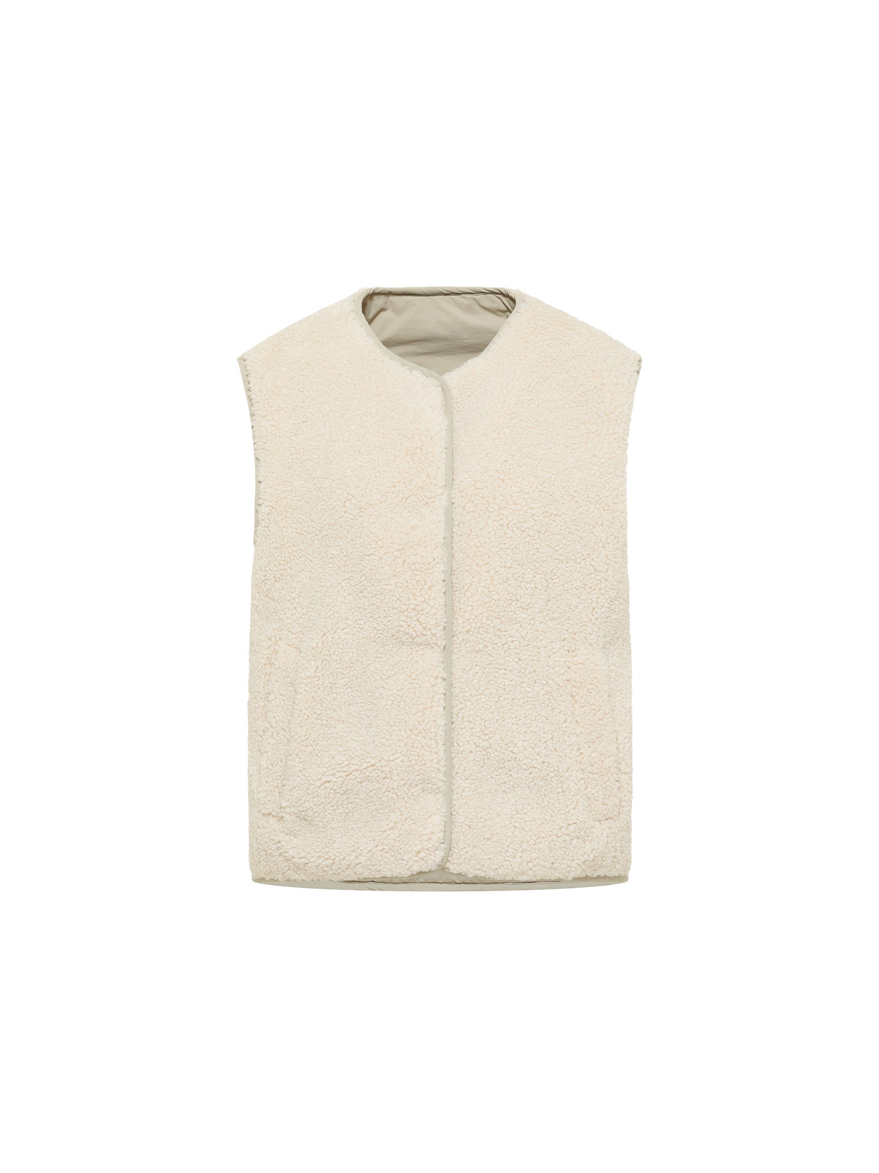 LANIUS - Wende Weste GRS stone - WERTE FREUNDE