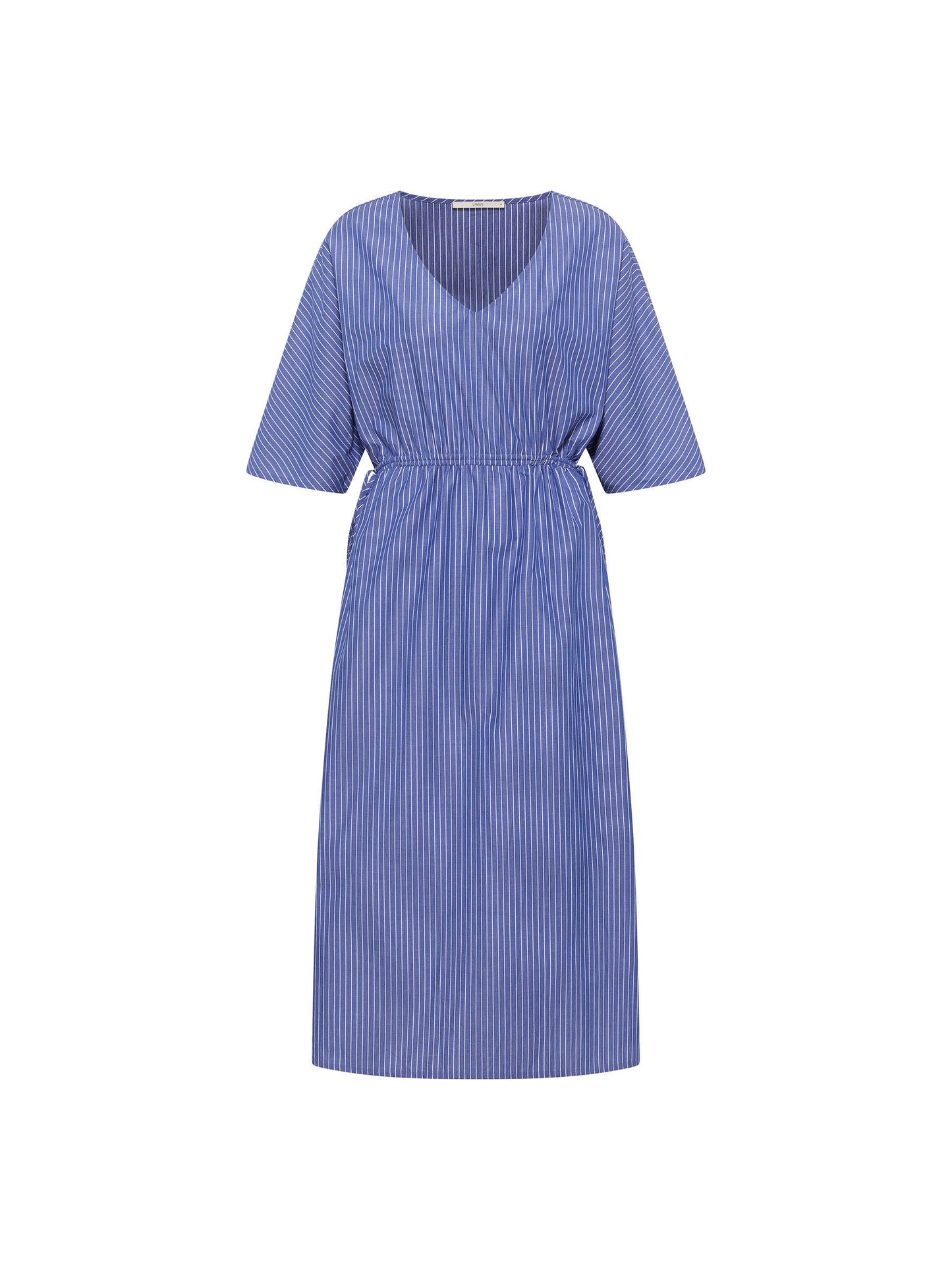 LANIUS - Streifenkleid blue/ off white - WERTE FREUNDE
