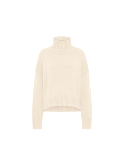 LANIUS - Oversized Pullover off white - WERTE FREUNDE