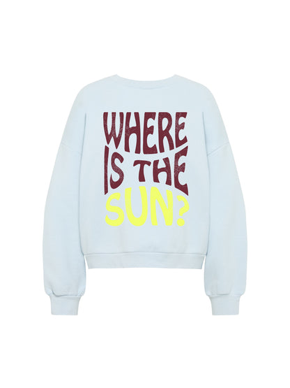 LANIUS - Statement Sweatshirt skyway - WERTE FREUNDE