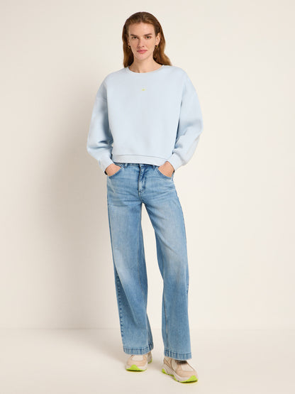 LANIUS - Statement Sweatshirt skyway - WERTE FREUNDE