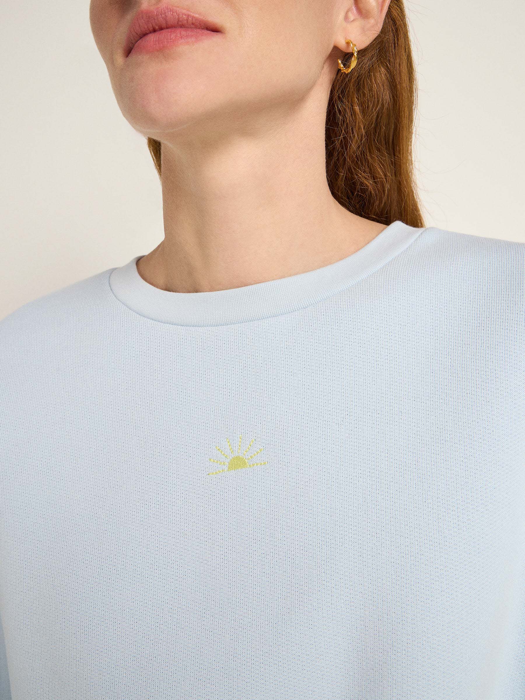 LANIUS - Statement Sweatshirt skyway - WERTE FREUNDE