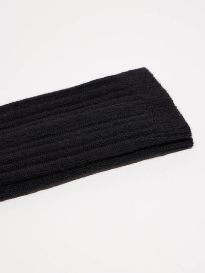 LANIUS - Rippenstrick-Socken midnight melange - WERTE FREUNDE