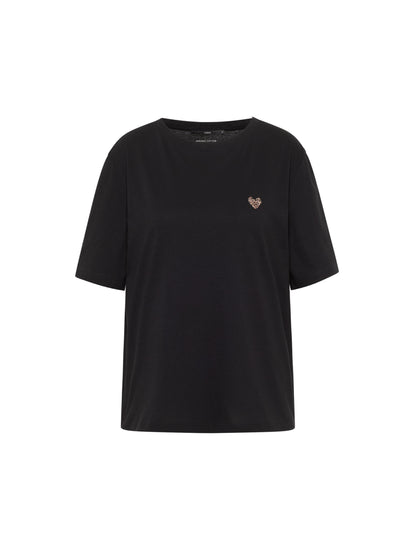 LANIUS - Statementshirt black - WERTE FREUNDE