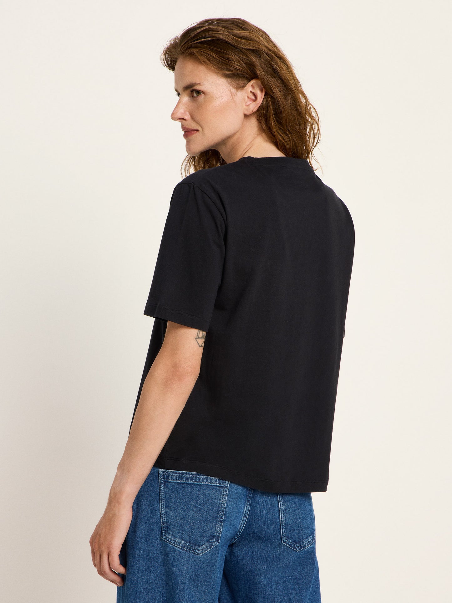 LANIUS - Statementshirt black - WERTE FREUNDE