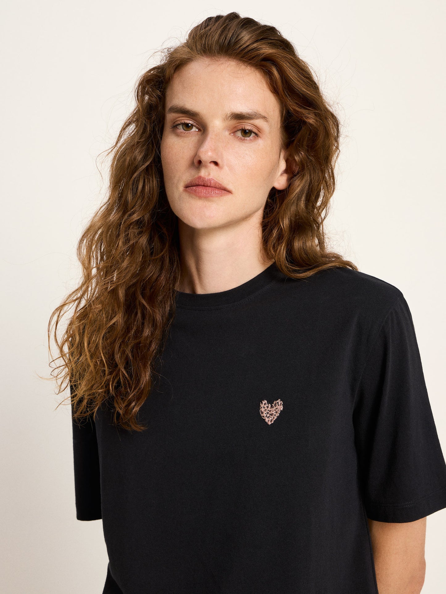 LANIUS - Statementshirt black - WERTE FREUNDE