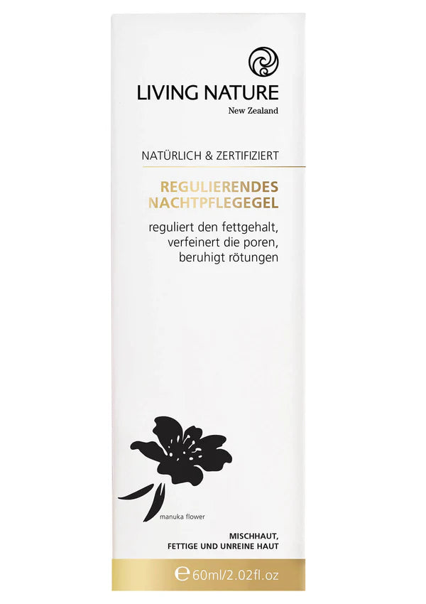 Living Nature - BALANCING NIGHT GEL 60ml - WERTE FREUNDE