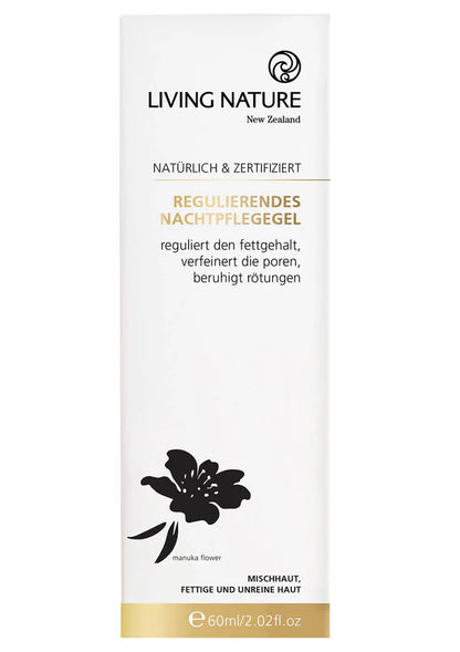 Living Nature - BALANCING NIGHT GEL 60ml - WERTE FREUNDE