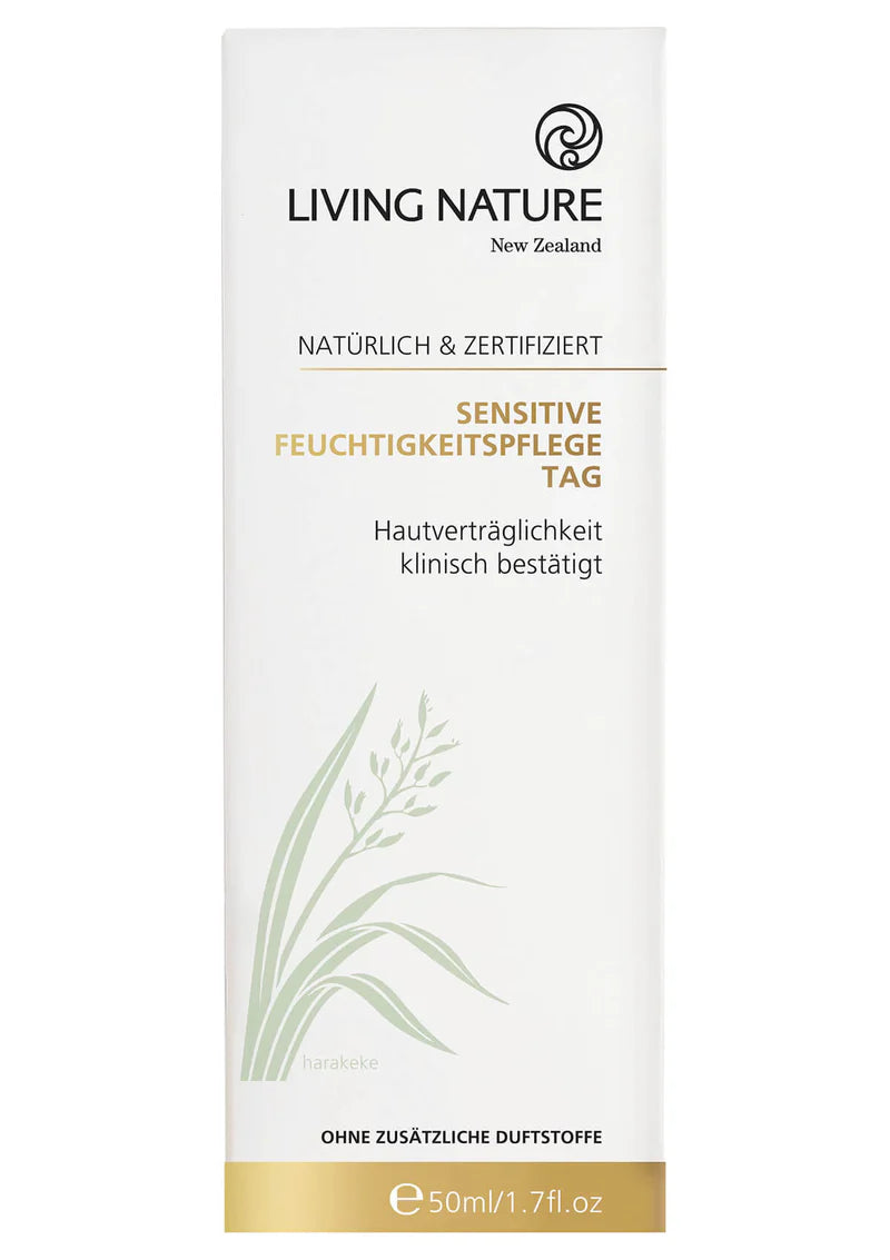 Living Nature - SENSITIVE DAY MOISTURE 50ml - WERTE FREUNDE