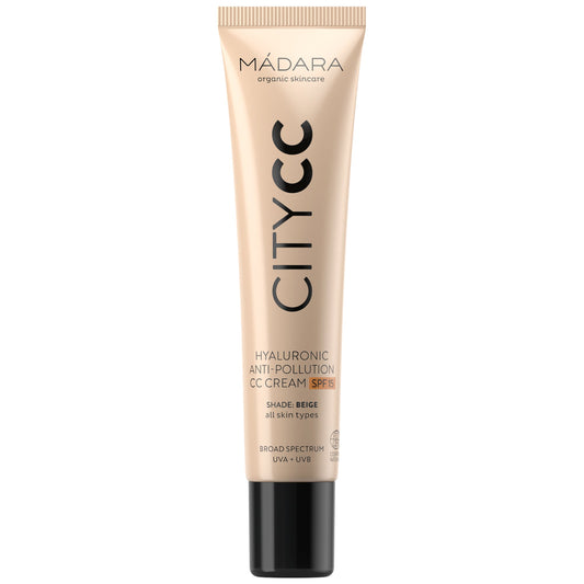 MADARA - CITY CC Hyaluronic Anti-pollution Creme mit LSF 15 BEIGE 40ml - WERTE FREUNDE