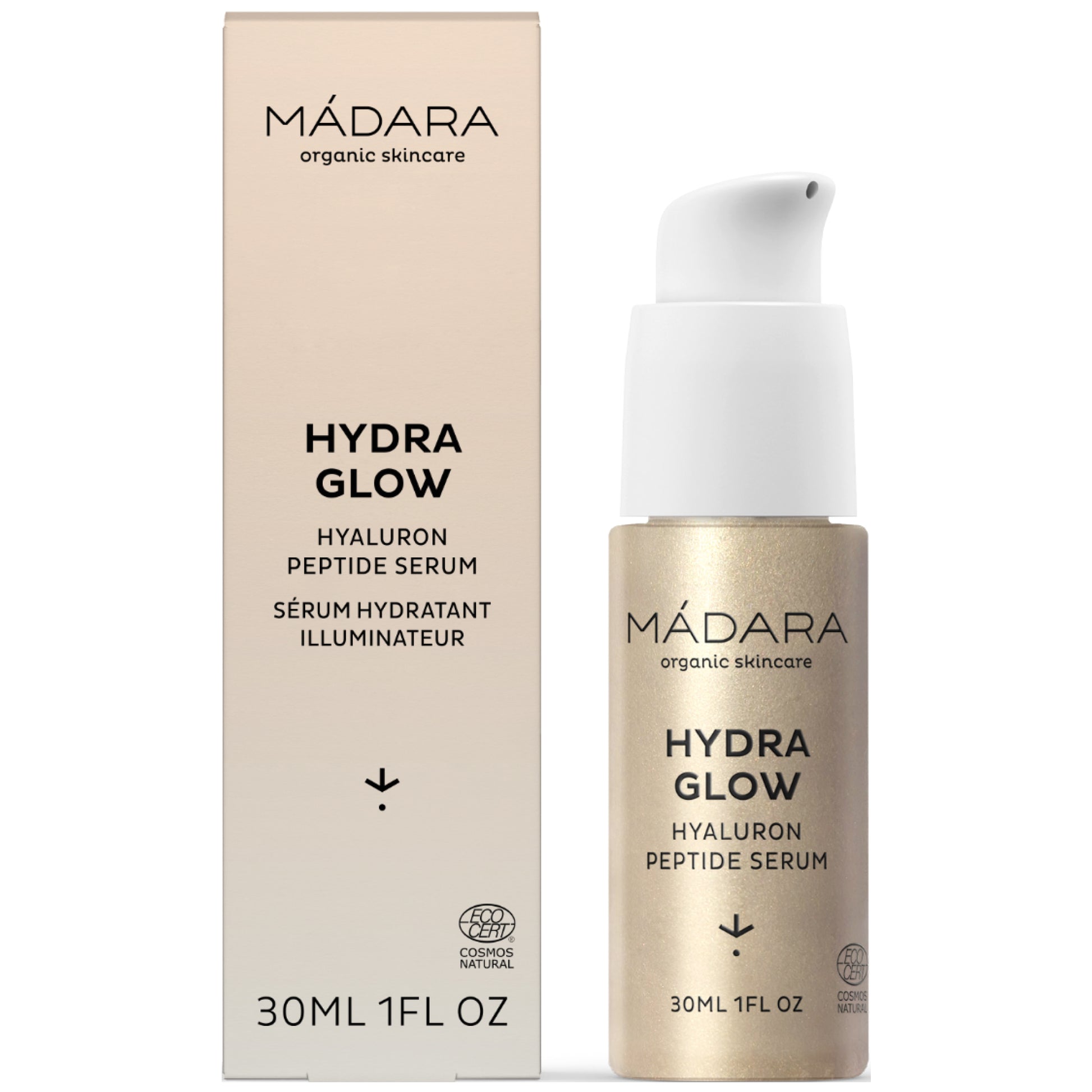 MADARA - HYDRA GLOW Hyaluron-Peptide-Serum 30ml - WERTE FREUNDE