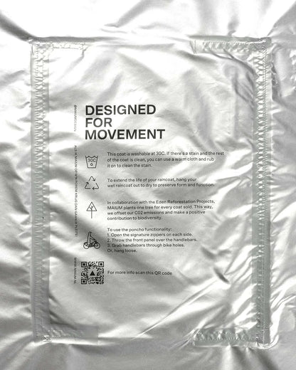 MAIUM - Poncho Neon Yellow - WERTE FREUNDE