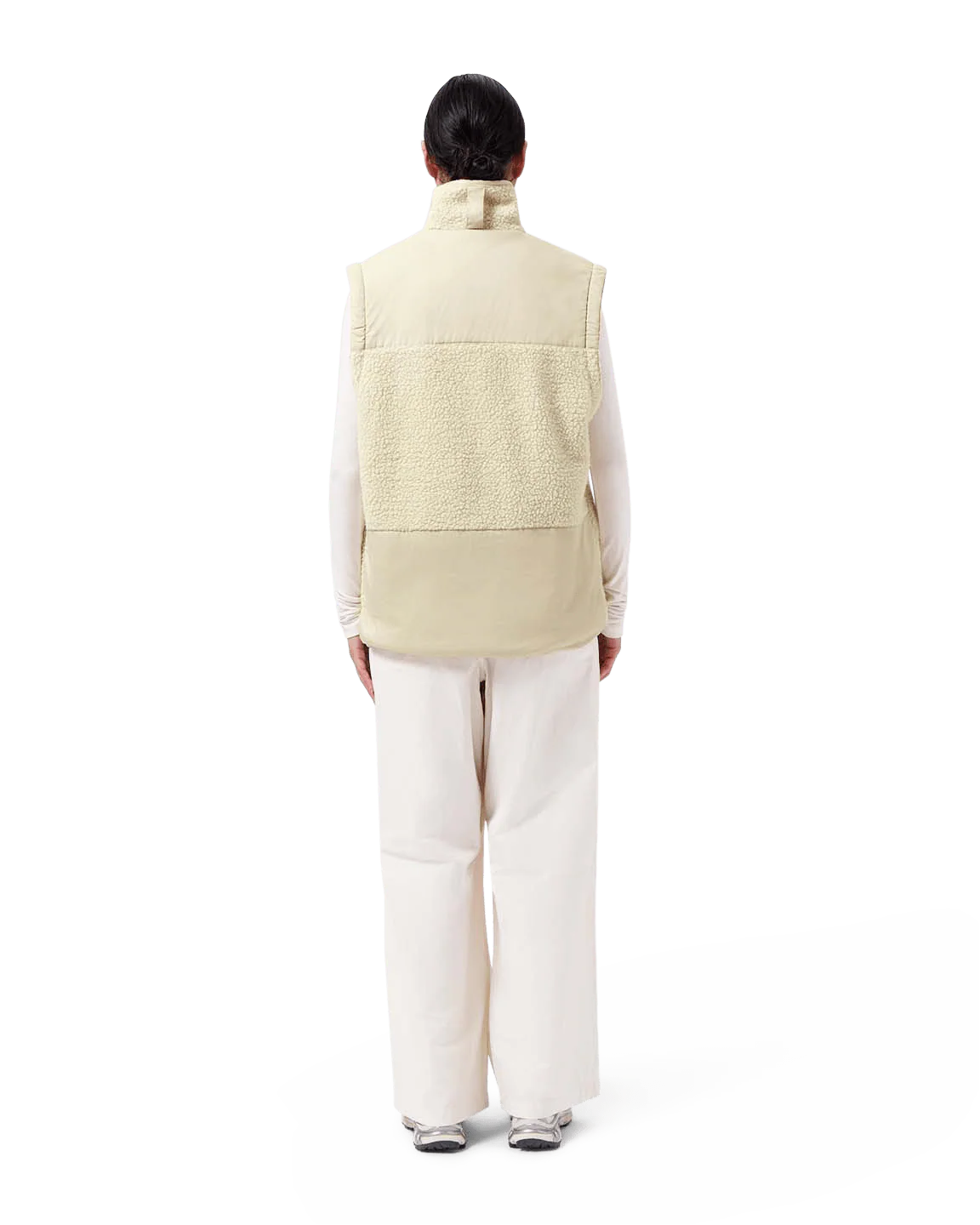 MAIUM - Teddy Zip-Off  Cardigan Off White - WERTE FREUNDE