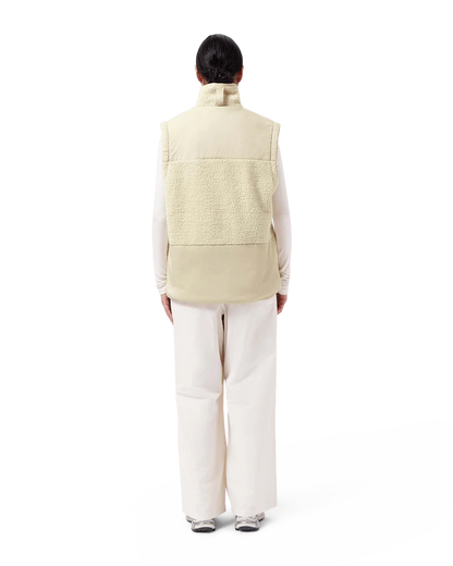 MAIUM - Teddy Zip-Off  Cardigan Off White - WERTE FREUNDE