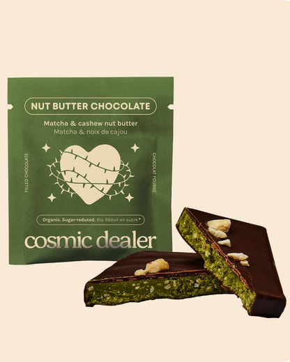 Cosmic Dealer -  Nut Butter Chocolate Cashew & Matcha Chakra 20g - WERTE FREUNDE