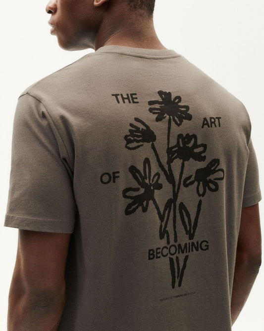 Thinking MU -  PAVEMENT BECOMING BACK T-SHIRT GREY