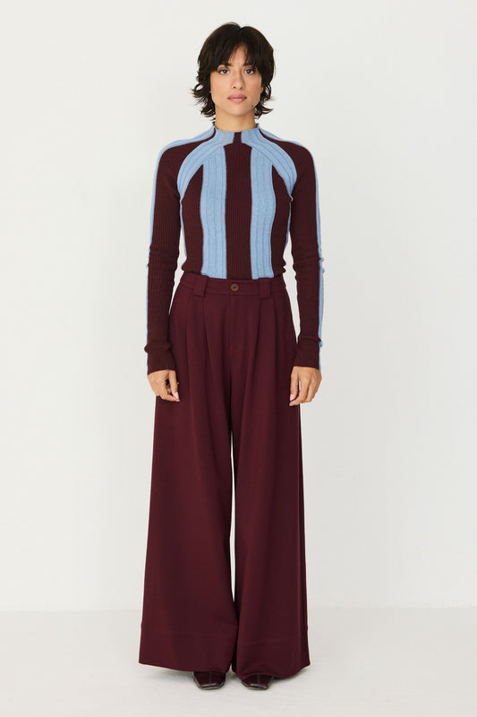 SKFK - NIA TROUSER CHOCOLATE