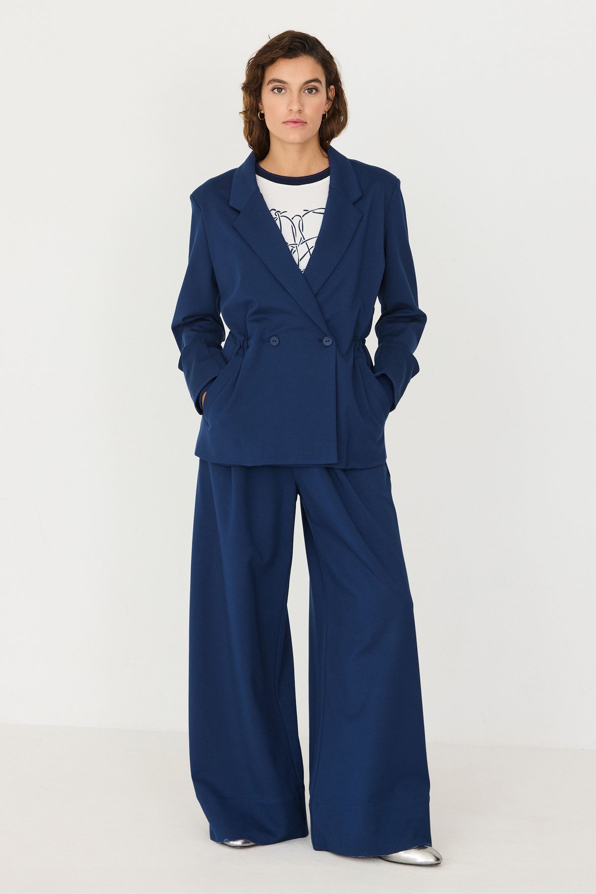 SKFK - NIA TROUSER DARK BLUE